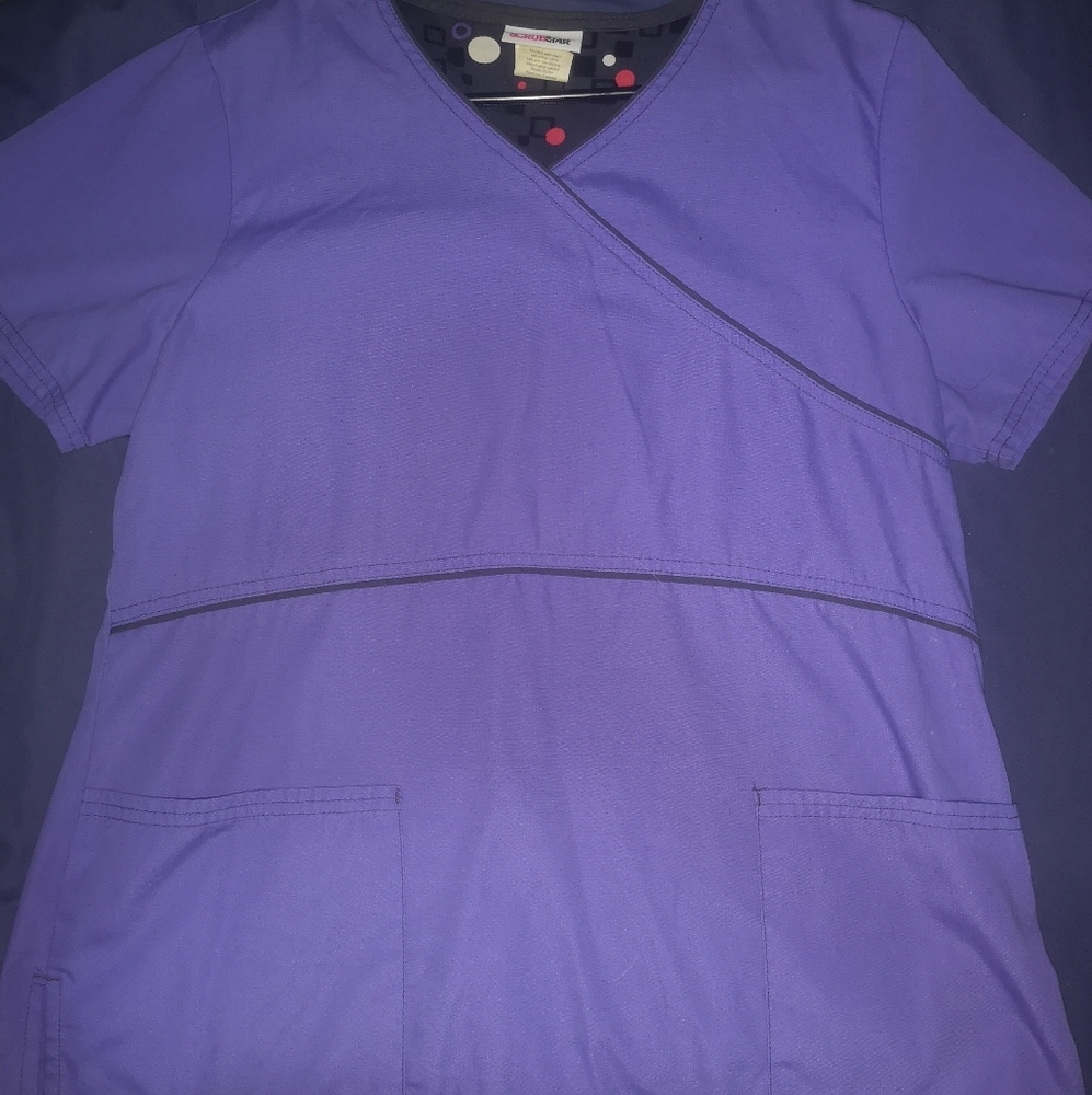 Purple Scrub Top